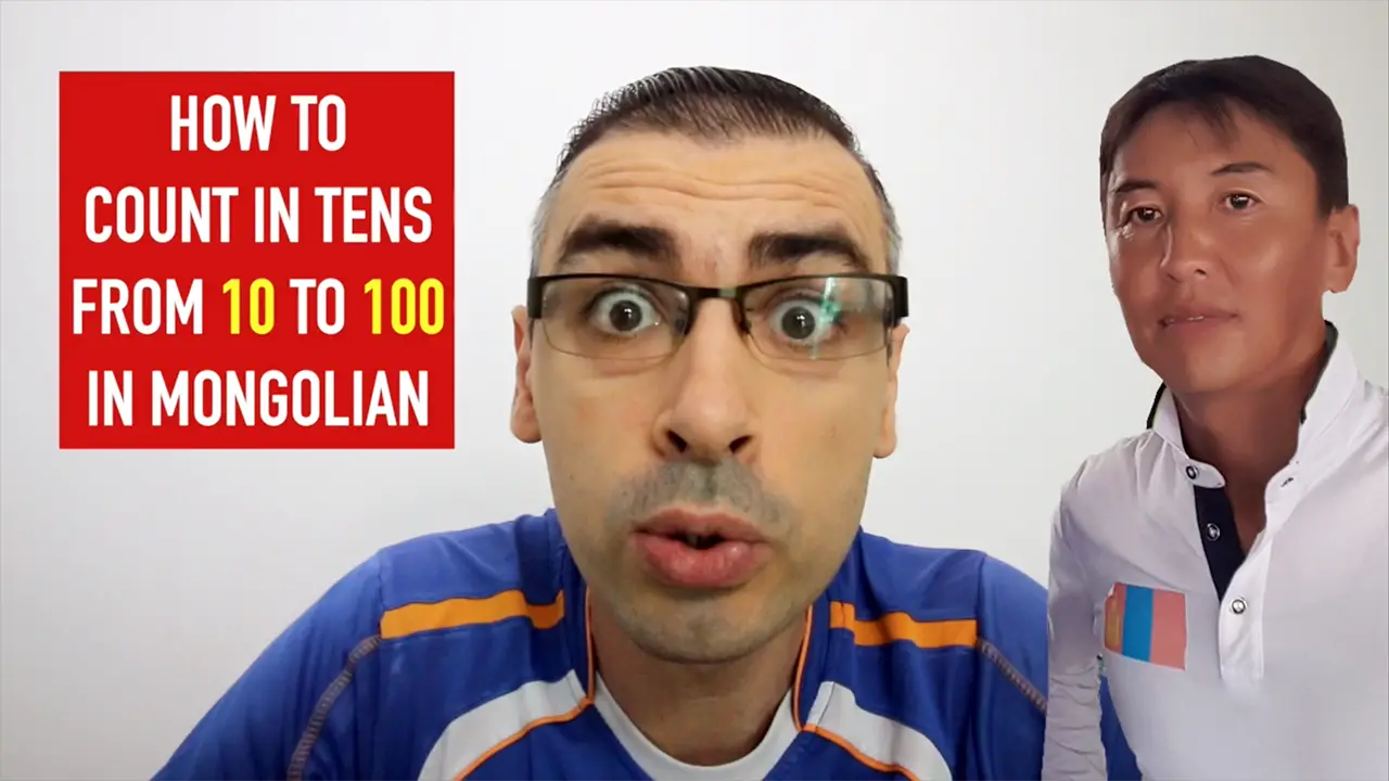 HOW TO COUNT IN TENS FROM 10 TO 100 IN MONGOLIAN | Learn Mongolian Lesson #13