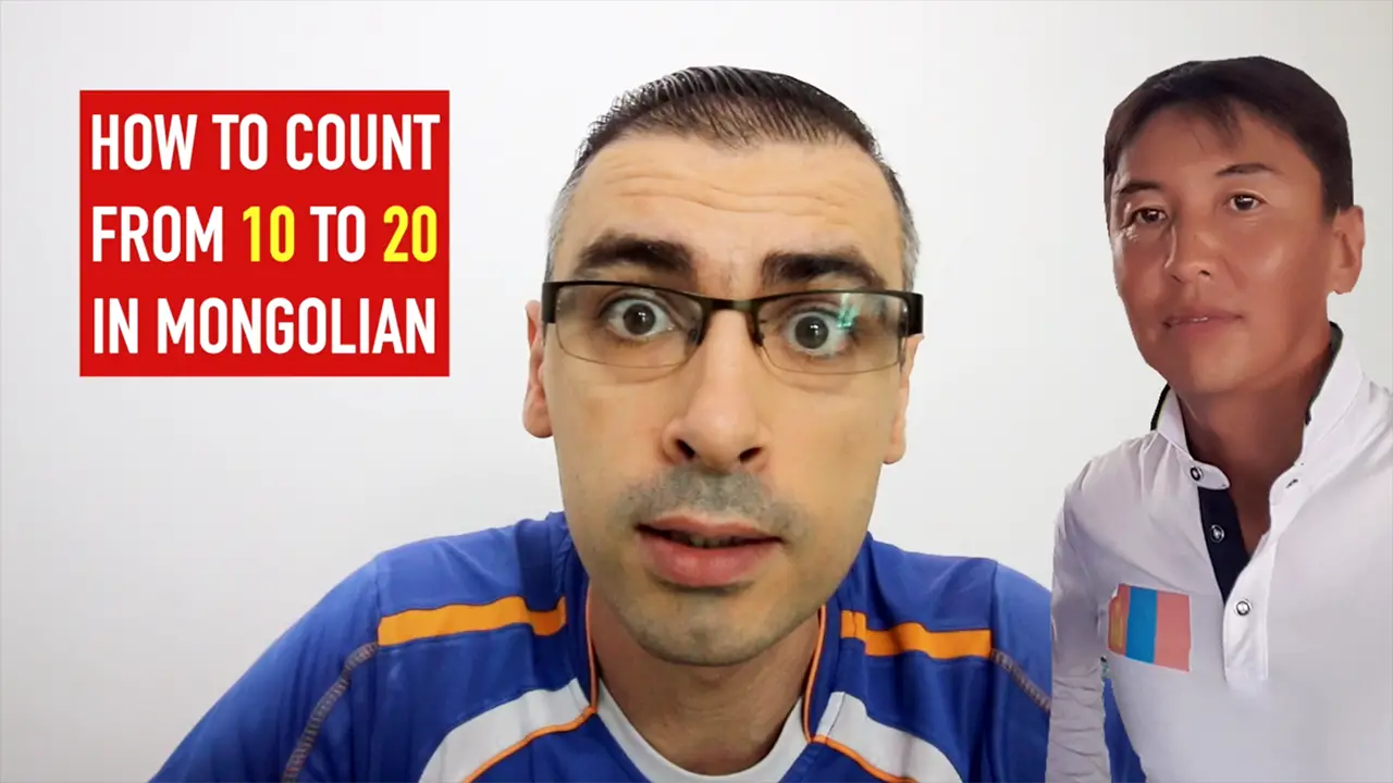 HOW TO COUNT FROM 10 TO 20 IN MONGOLIAN | Learn Mongolian Lesson #2