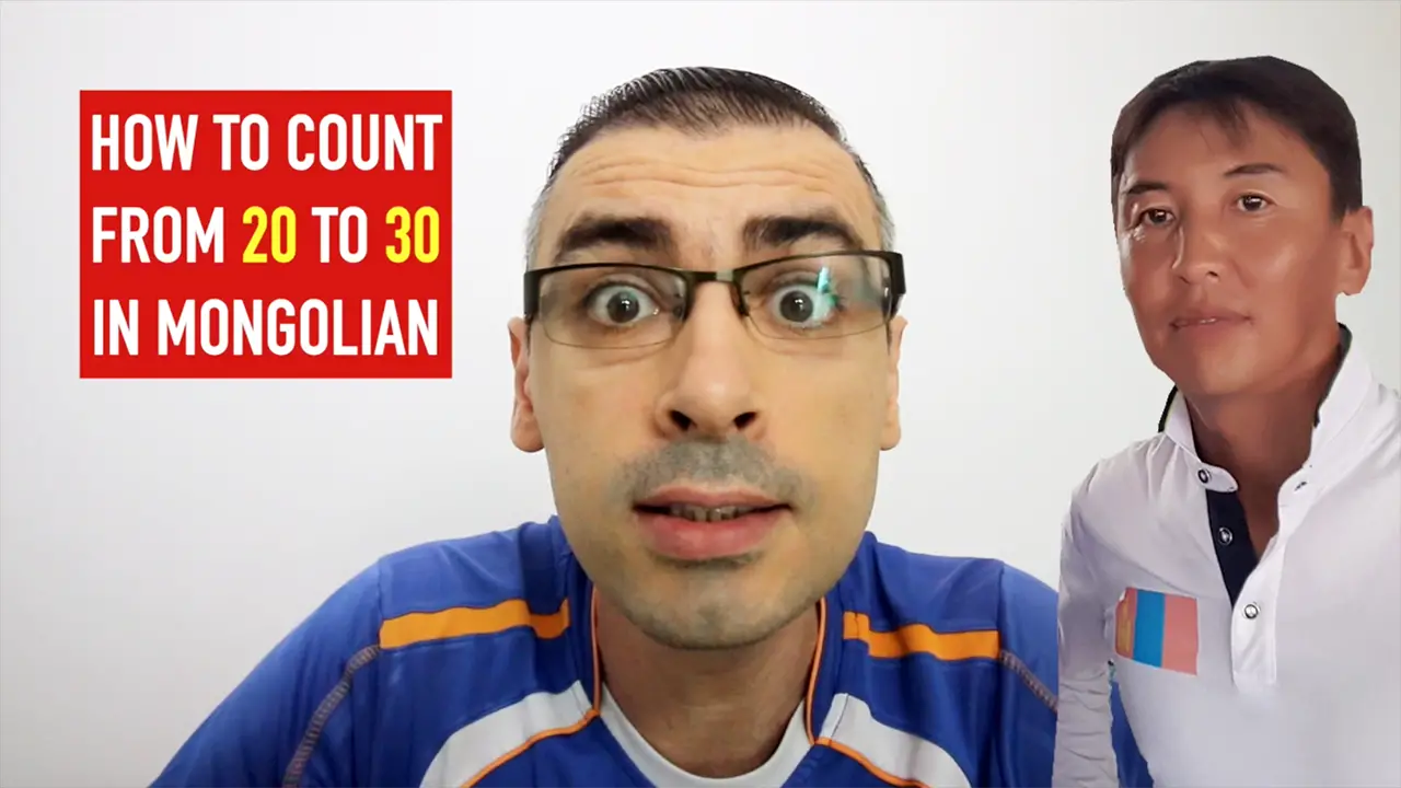 HOW TO COUNT FROM 20 TO 30 IN MONGOLIAN | Learn Mongolian Lesson #3