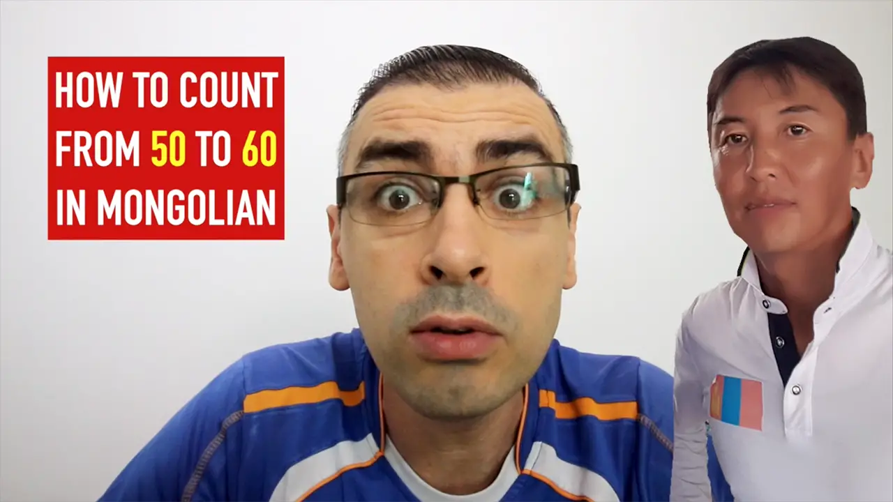 HOW TO COUNT FROM 50 TO 60 IN MONGOLIAN | Learn Mongolian Lesson #6
